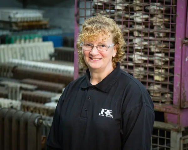 Karen, workshop support and admin at Radrestore